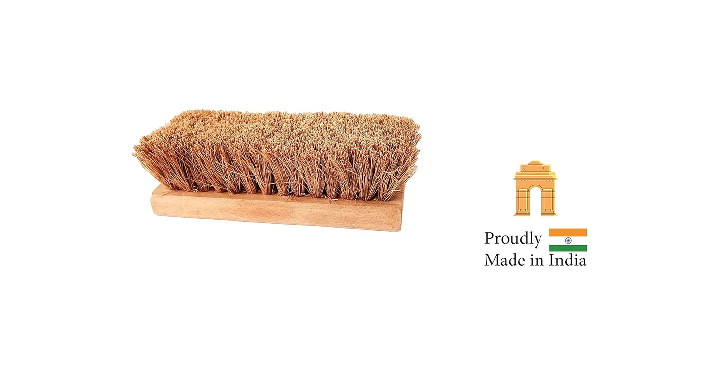 Palmera Value Coir Washing Brush (1, Large) (8 inch)