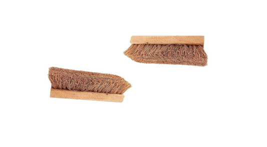 Palmera Value Coir Washing Brush (Neem Wood, Brown) (2, Medium) (7 inch)