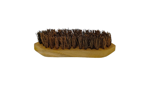 Palmyrah Natural Brush | India Business International | For Cleaning Home, Bathroom Floors, Kitchen, Tiles, Big Utensils, Car Wheels | Heavy Duty Brush for Scrubbing | Brown, 165 gm, 22x6x5 cm, 1 Qty.