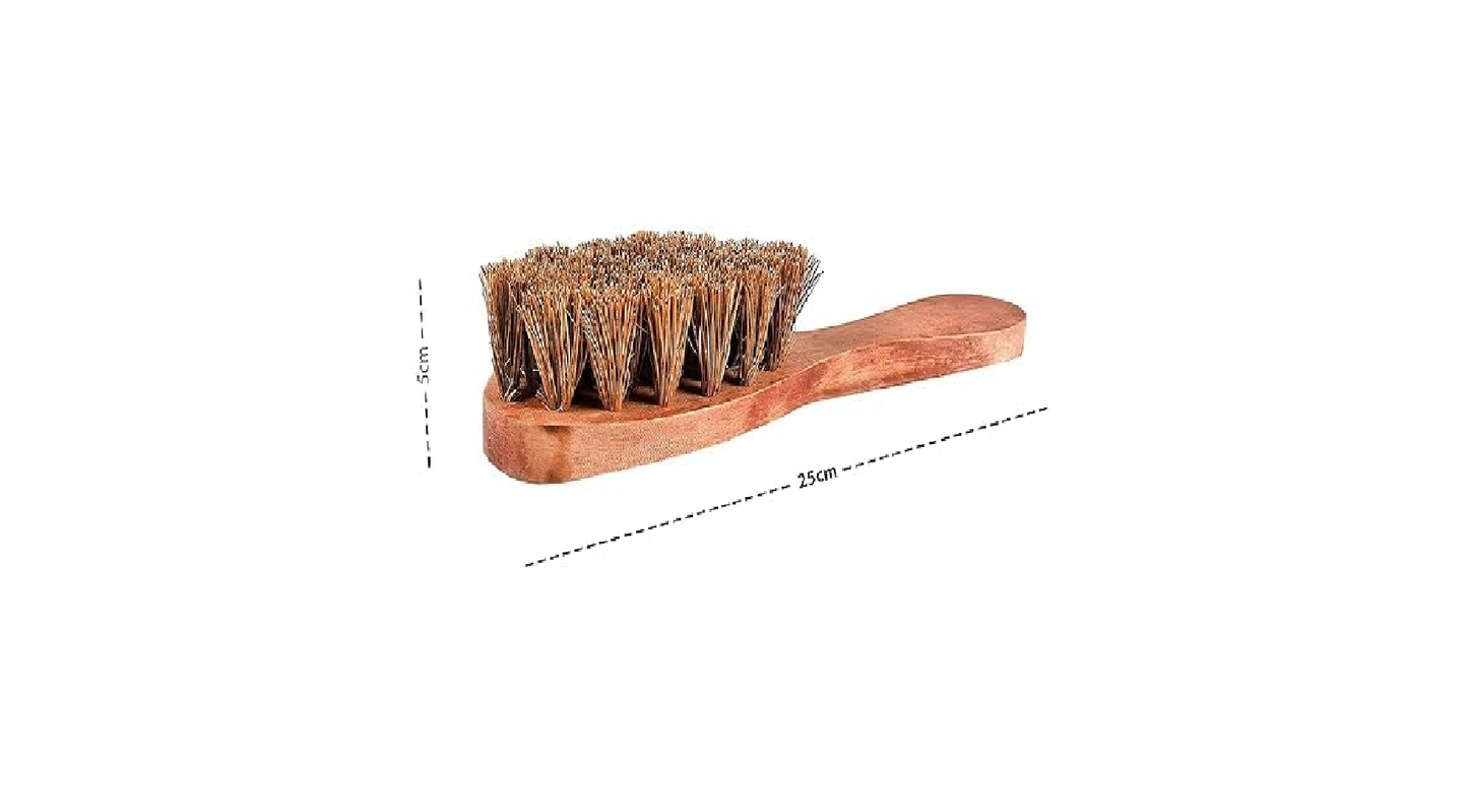 Palmera Coir Body Brush with short handle (Pack of 3)