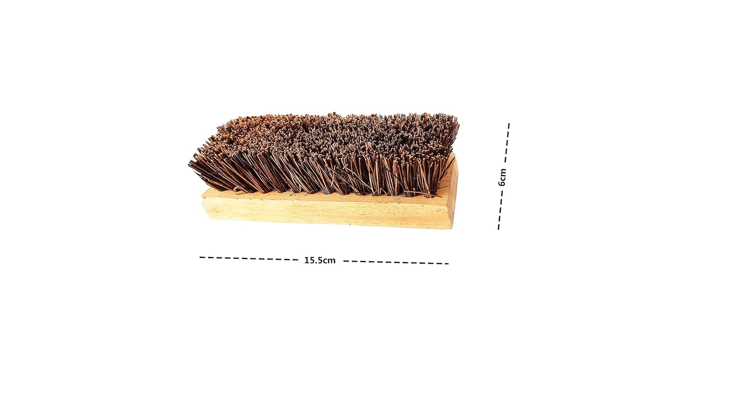 Palmera Value Bassine Brush Natural Material for Cleaning Bathroom,Home, Kitchen,Car Wheels,Outdoor Space Have Strong Coir Fiber Flexible Bristle Multipurpose & Durable - Small (1)