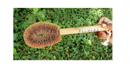 Palmera Kitchen Pot and Pan Coir Tawashi Brush