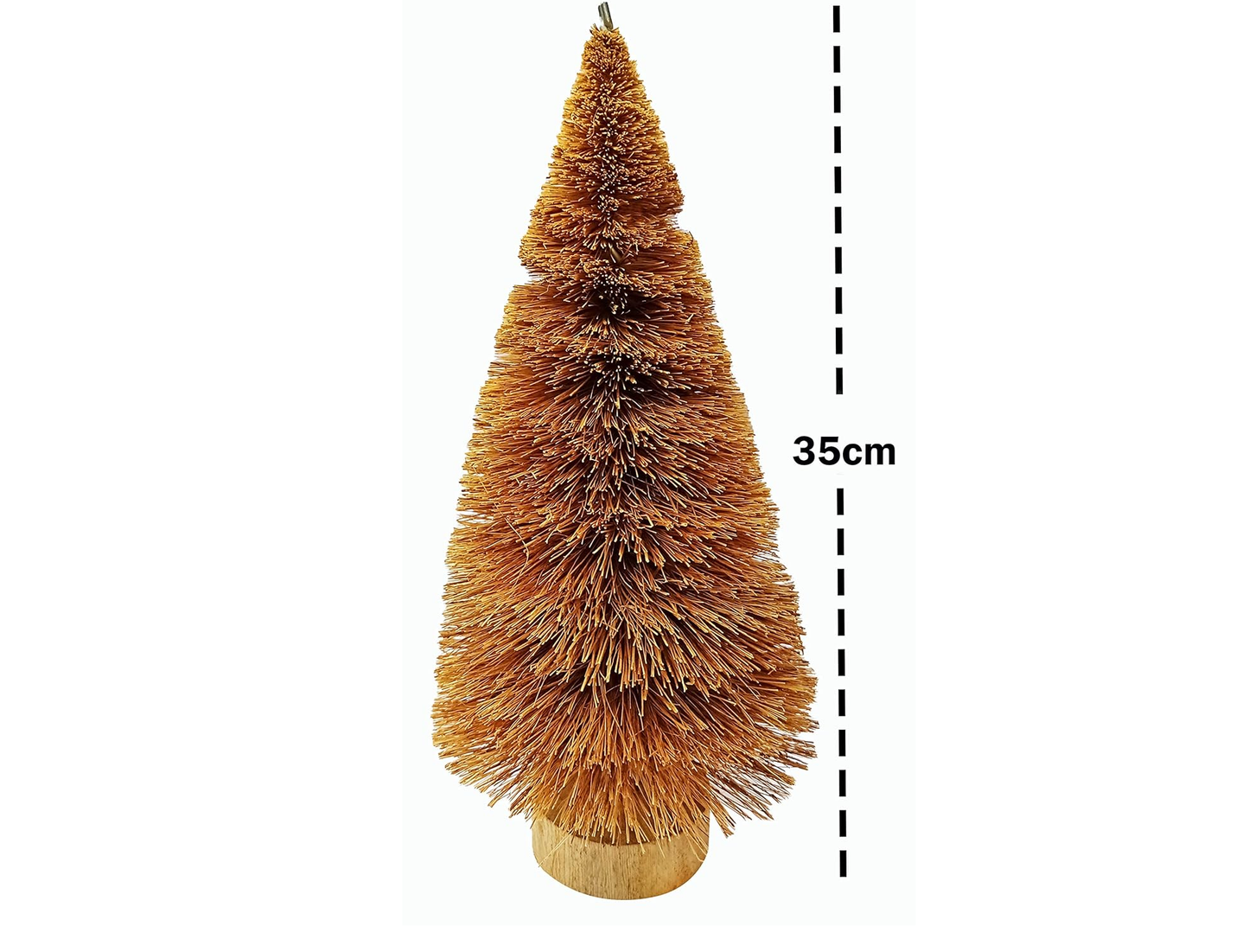 Palmera Natural Coir Christmas Tree for Seasonal Decorations on Crib(Pack of 1, Height 38cm)