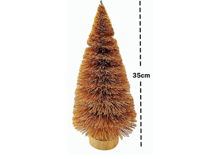 Palmera Natural Coir Christmas Tree for Seasonal Decorations on Crib(Pack of 1, Height 38cm)