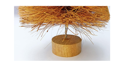 Palmera Natural Coir Christmas Tree for Seasonal Decorations on Crib(Pack of 1, Height 38cm)