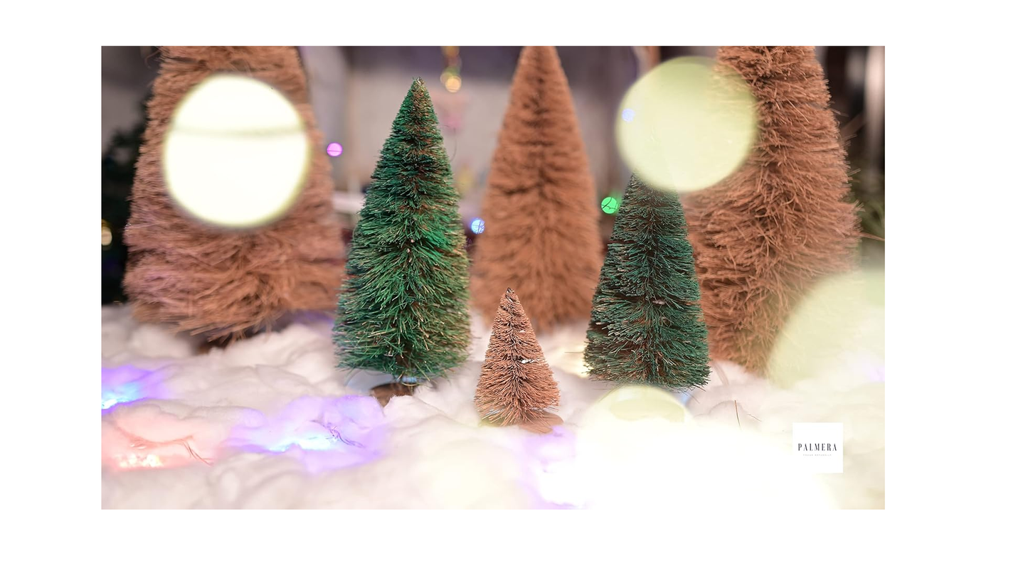 Palmera Natural Coir Christmas Tree for Seasonal Decorations on Crib(Pack of 1, Height 38cm)