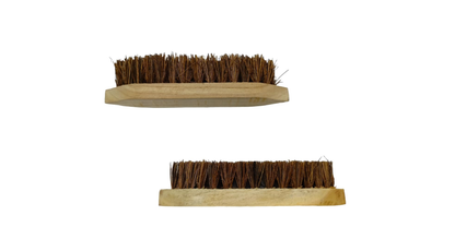 Palmyrah Natural Brush | India Business International | For Cleaning Home Bathroom Floor, Kitchen, Tile, Utensil, Car Wheels | Heavy Duty Brush for Scrubbing | Brown, 22x10.5x6 cm, 350 gm, 2 Qty. Pack