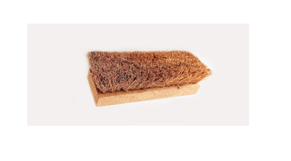 Palmera Value Coir Washing Brush (Neem Wood, Brown) (1, Small) (6 inch)