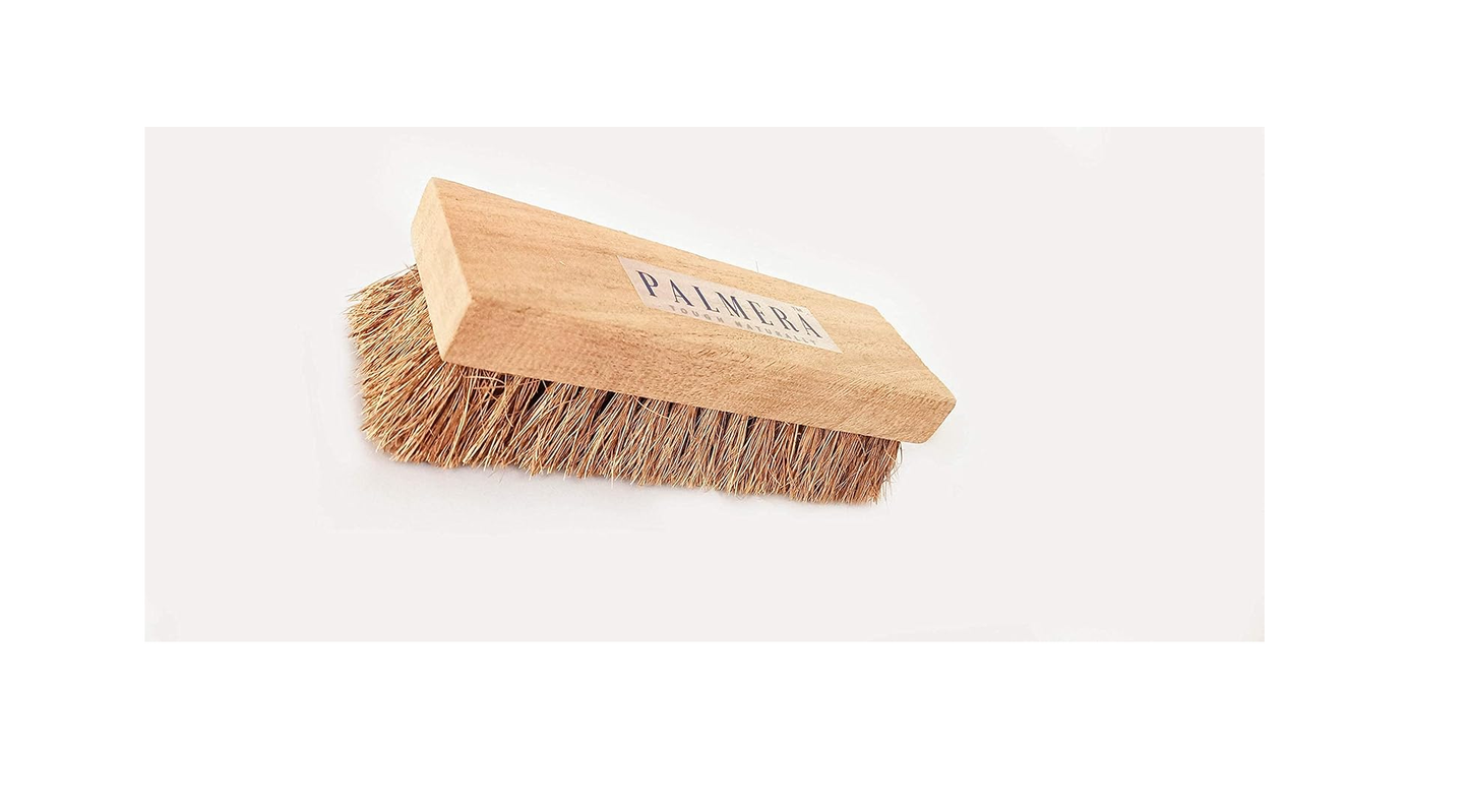 Palmera Value Coir Washing Brush (Neem Wood, Brown) (1, Small) (6 inch)