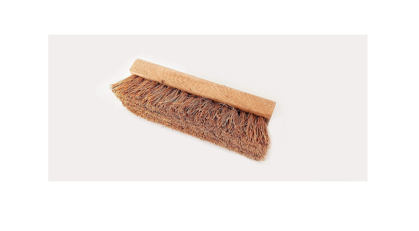 Palmera Value Coir Washing Brush (Neem Wood, Brown) (1, Small) (6 inch)