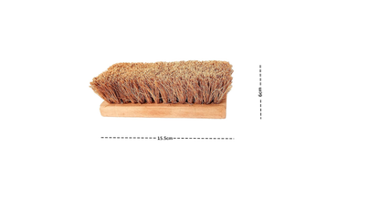 Palmera Value Coir Washing Brush (Neem Wood, Brown) (1, Small) (6 inch)