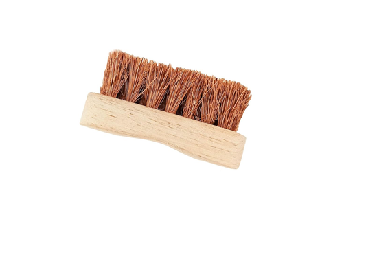 Palmera Soft Coir Bristles Pedicure and Manicure Wood Brush (9cm, Brown) (Pack of 1)