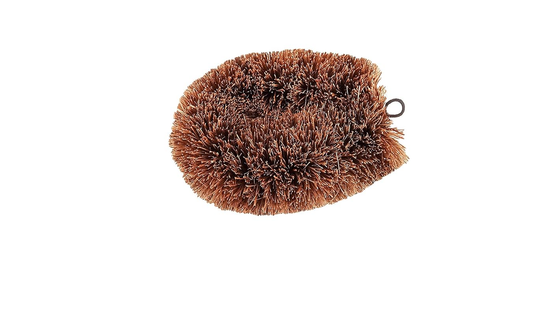 Palmera Natural Coir Tawashi Vegetable Scrub (Brown) (1, Small)