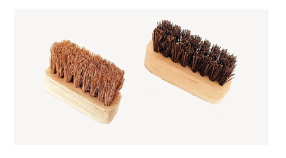 Palmera goldensmith Coir Washing Brush and goldensmith Burnt Mark Brush (Hard and Soft)